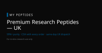 My Peptides logo